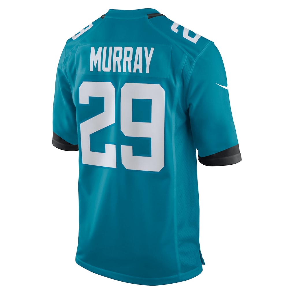 Pouc J.Jaguars #29 Eric Murray Teal Team Game Jersey
