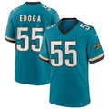 Pouc J.Jaguars #55 Chuma Edoga Teal Game Jersey