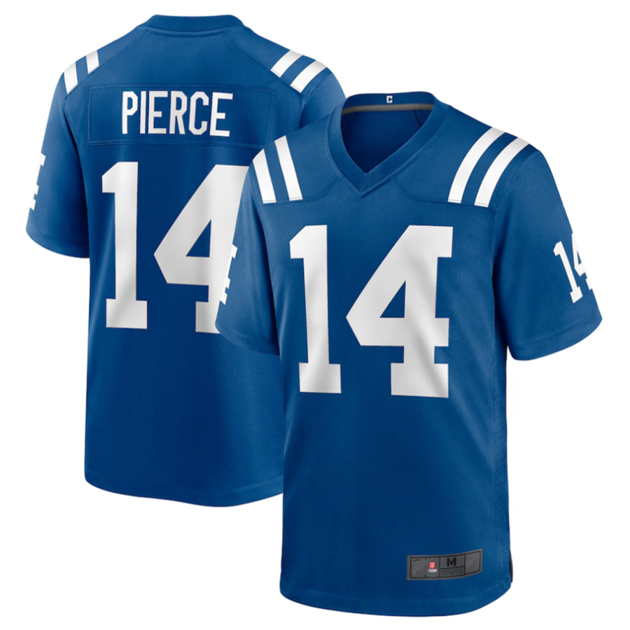 Pouc #14 Alec Pierce Player IN.Colts Player Game Stitched Jerseys - Royal