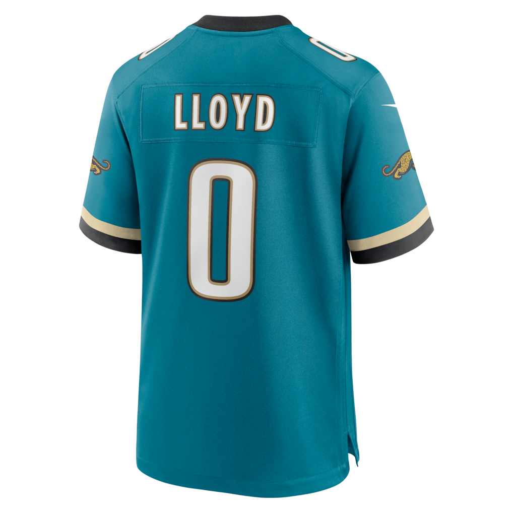 Pouc J.Jaguars #0 Devin Lloyd Teal Alternate 2 Prowler Throwback Game Jersey