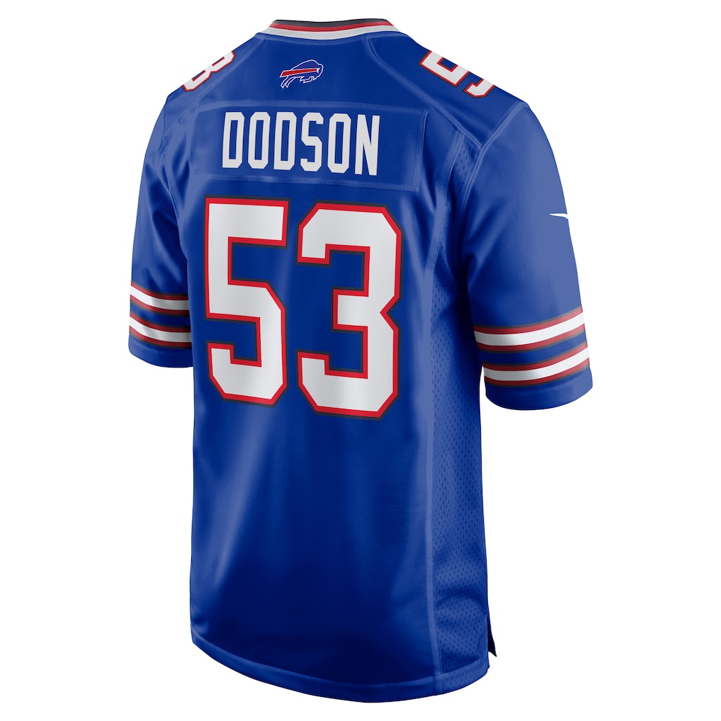 Pouc B.Bills #53 Tyrel Dodson Royal Team Game Jersey