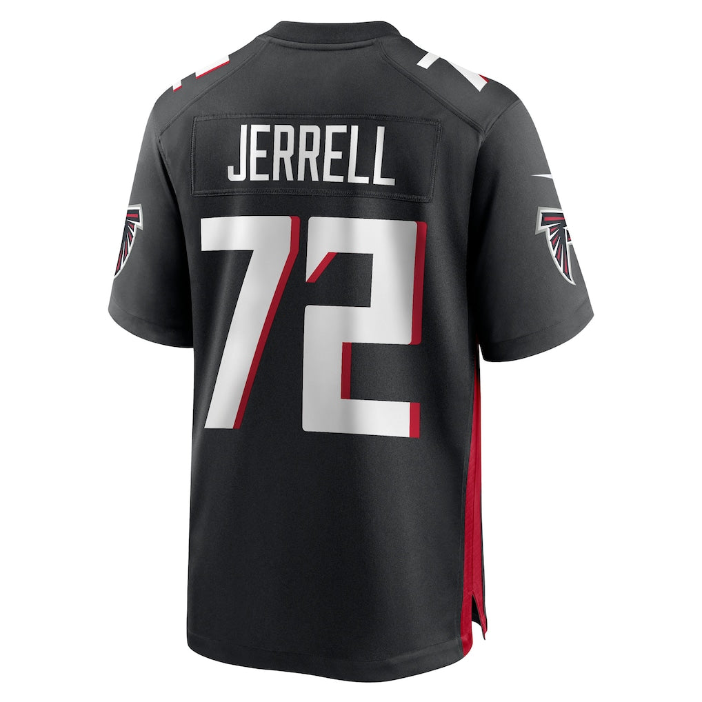 Pouc A.Falcons #72 Michael Jerrell Black Team Game Jersey