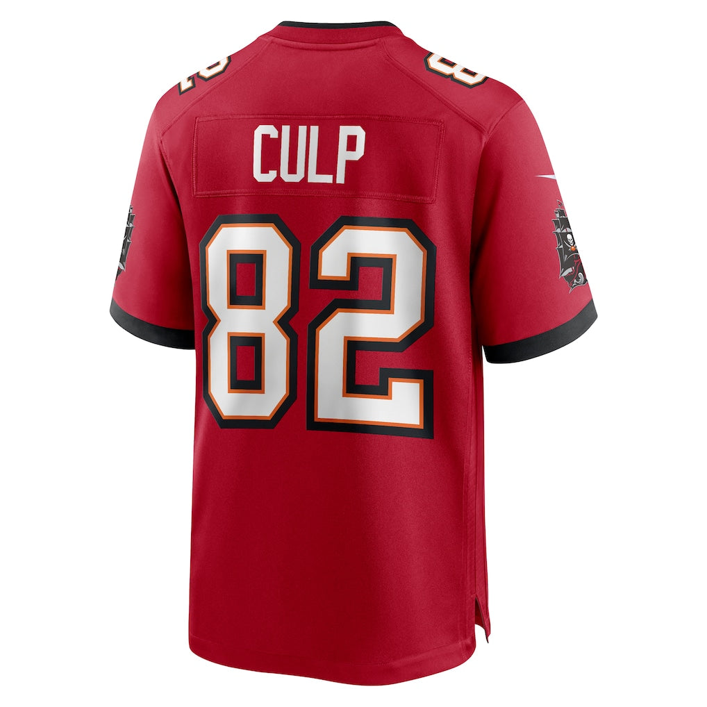 Pouc TB.Buccaneers #82 Devin Culp Red Game Jersey