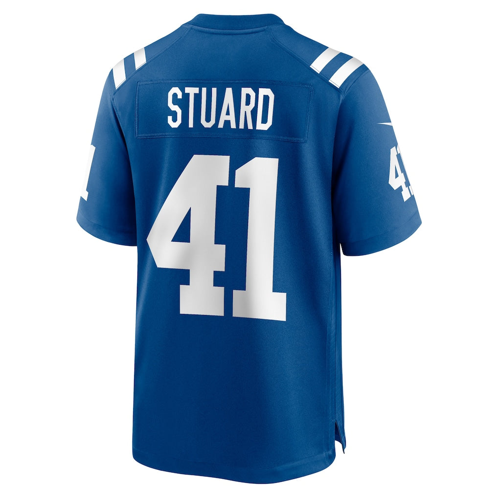 Pouc IN.Colts #41 Grant Stuard Royal Game Player Jersey