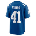 Pouc IN.Colts #41 Grant Stuard Royal Game Player Jersey