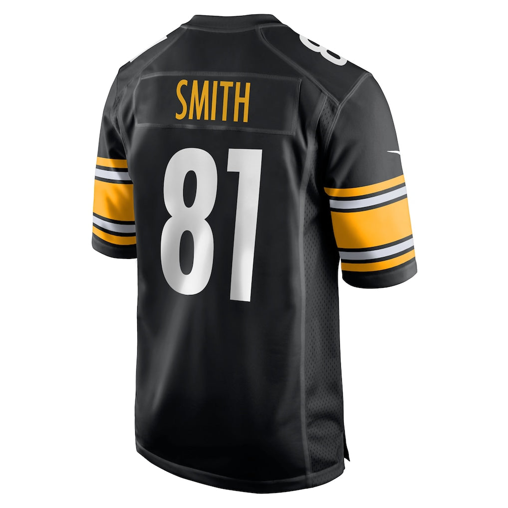 Pouc P.Steelers #81 Jonnu Smith Black Team Game Jersey
