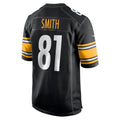 Pouc P.Steelers #81 Jonnu Smith Black Team Game Jersey