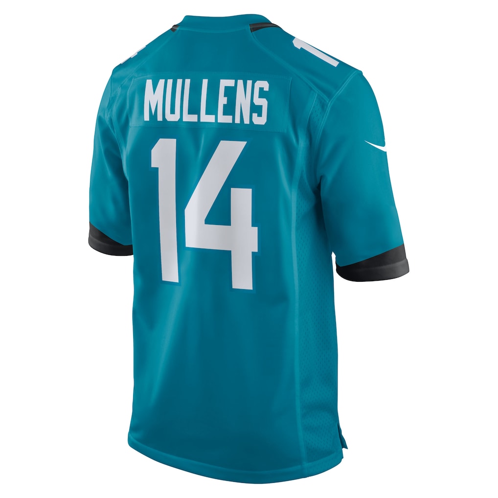 Pouc J.Jaguars #14 Nick Mullens Teal Team Game Jersey