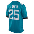 Pouc J.Jaguars #25 Rayuan Lane III Teal Team Game Jersey