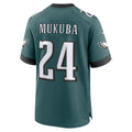 Pouc P.Eagles #24 Andrew Mukuba Midnight Green Team Game Jersey