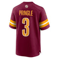 Pouc W.Commanders #3 Byron Pringle Burgundy Game Jersey