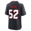 Pouc H.Texans #52 Darrell Taylor Navy Team Game Jersey