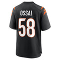 Pouc C.Bengals #58 Joseph Ossai Black Game Jersey