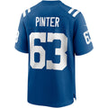 Pouc IN.Colts #63 Danny Pinter Royal Game Jersey
