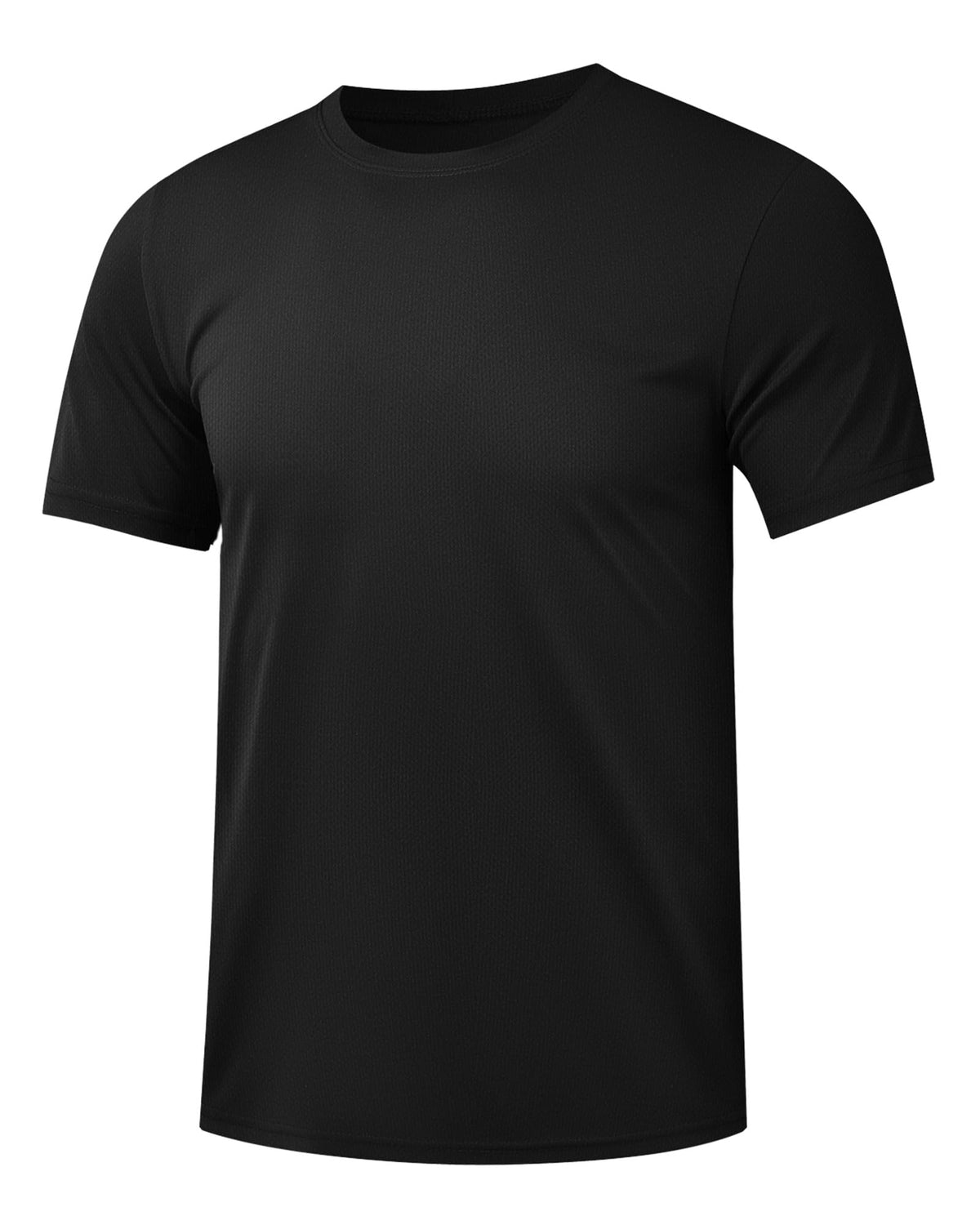 Kinglaman 1/5 Pack Men's Workout Gym Shirts Dry Fit Short Sleeve T-Shirts | Quick Dry Fabric, Breathable Mesh, Moisture Wicking, Athletic Regular Fit, for Training, Running, All Sports Activities