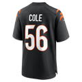 Pouc C.Bengals #56 Myles Cole Black Team Game Jersey