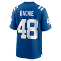 Pouc IN.Colts #48 Joe Bachie Royal Team Game Jersey