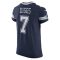 Pouc D.Cowboys #7 Trevon Diggs Navy Alternate 2 Vapor Elite Jersey