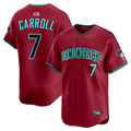 Pouc A.Diamondbacks #7 Corbin Carroll Player Red Alternate Limited Personalized Stitched Jerseys
