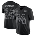 Pouc NY.Giants #44 Cam Skattebo Player Black Limited 2026 Salute to Service Home Game Stitched Jerseys