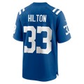 Pouc IN.Colts #33 Mike Hilton Royal Team Game Jersey