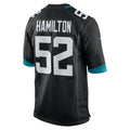 Pouc J.Jaguars #52 DaVon Hamilton Black Game Jersey