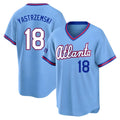 Pouc A.Braves #18 Mike Yastrzemski player Blue Limited Powder 2026 City Connect Stadium Stitched Jerseys