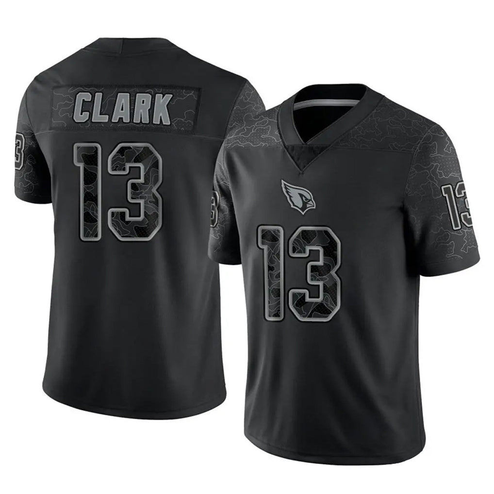 Pouc A.Cardinals #13 Kei'Trel Clark Player Black RFLCTV Limited Home Game Stitched Jerseys