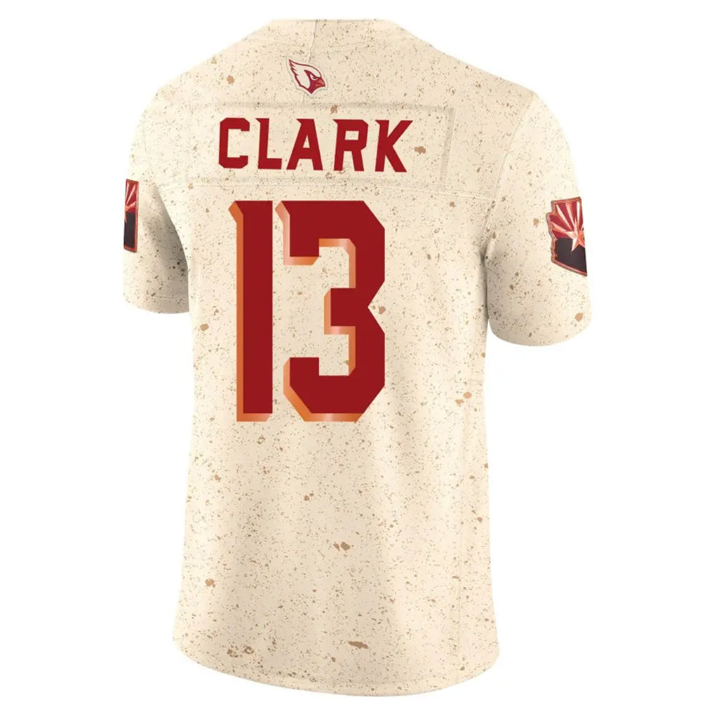Pouc A.Cardinals #13 Kei'Trel Clark Player Cream Rivalries Collection Vapor Limited Home Game Stitched Jerseys