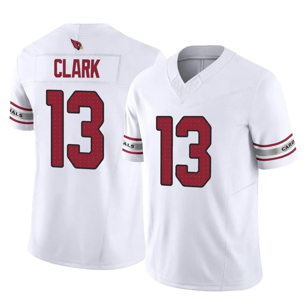 Pouc A.Cardinals #13 Kei'Trel Clark Player White Vapor F.U.S.E. Limited Home Game Stitched Jerseys