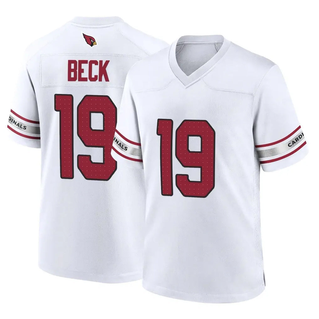 Pouc A.Cardinals #19 Carson Beck Player White Home Game Stitched Jerseys