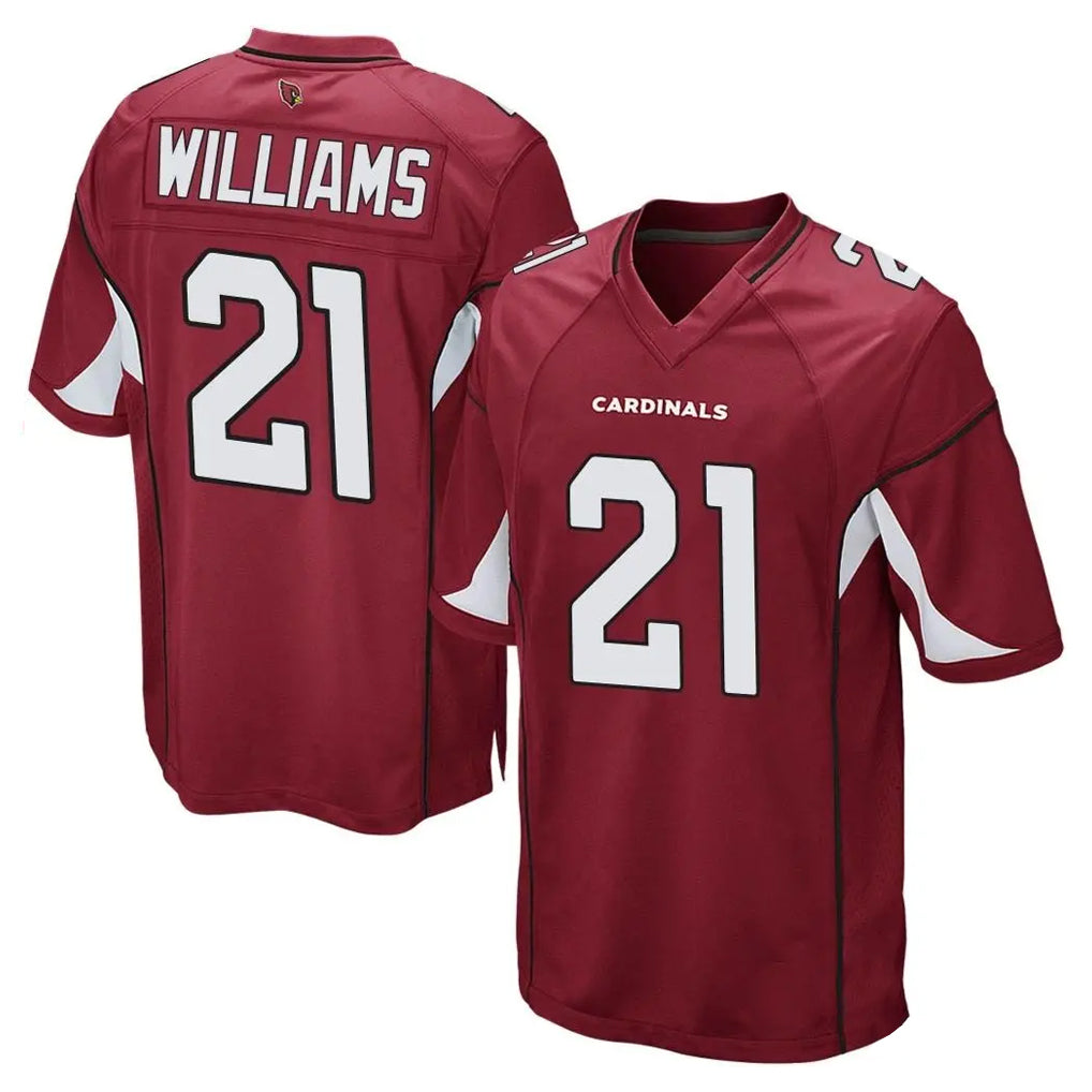 Pouc A.Cardinals #21 Garrett Williams Player Cardinal Home Game Stitched Jerseys