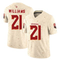Pouc A.Cardinals #21 Garrett Williams Player Cream Rivalries Collection Vapor Limited Home Game Stitched Jerseys
