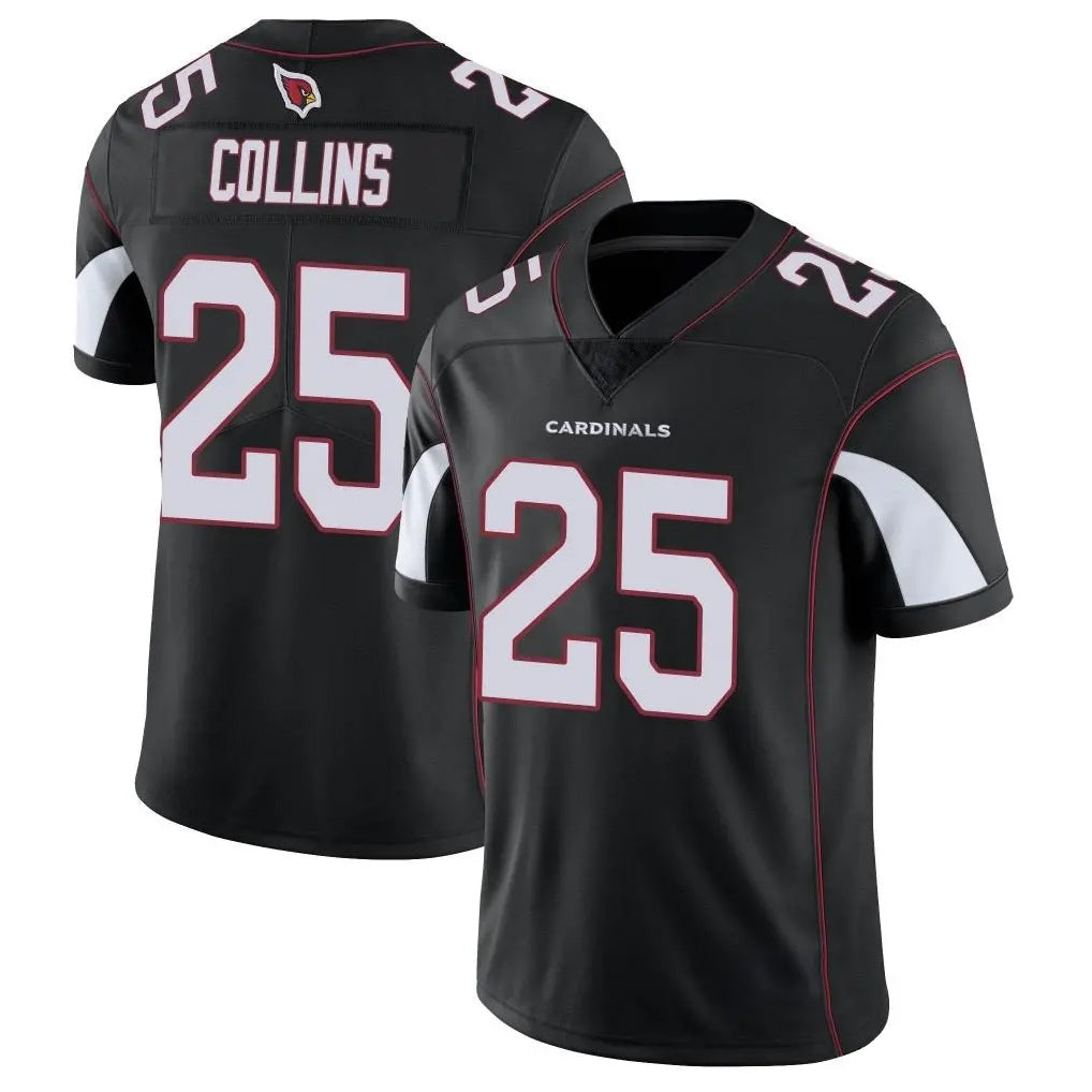 Pouc A.Cardinals #25 Zaven Collins Player Black Vapor Limited Home Game Stitched Jerseys