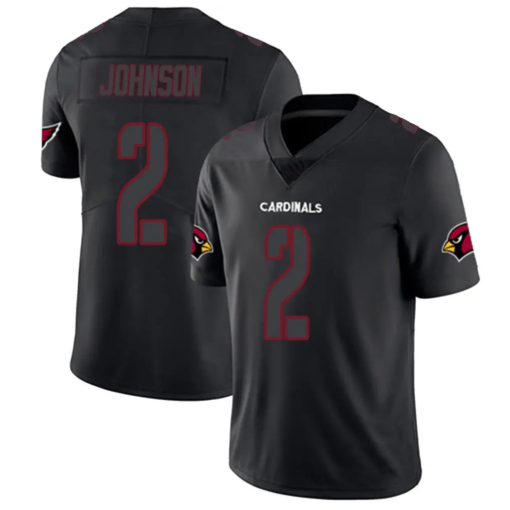 Pouc A.Cardinals #2 Will Johnson Player Black Impact Limited Home Game Stitched Jerseys