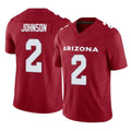 Pouc A.Cardinals #2 Will Johnson Player Cardinal Vapor F.U.S.E. Limited Home Game Stitched Jerseys