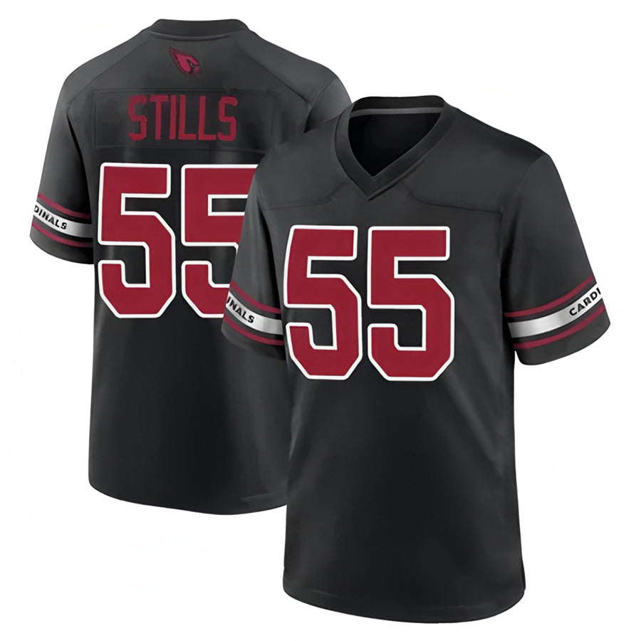 Pouc A.Cardinals #55 Dante Stills Player Black Home Game Stitched Jerseys