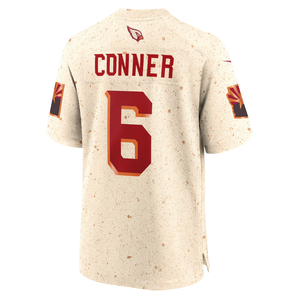 Pouc A.Cardinals #6 James Conner Natural 2025 Rivalries Collection Game Stitched Jerseys