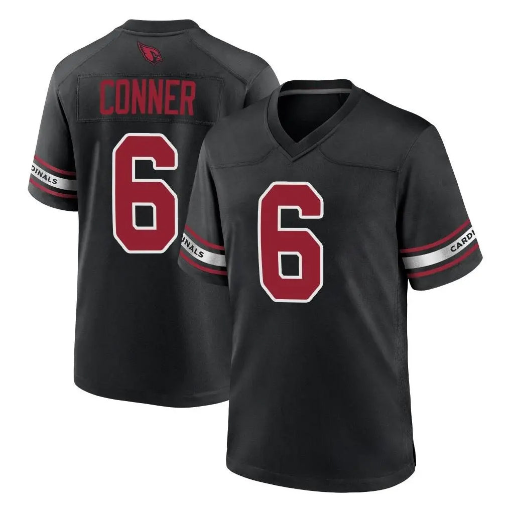Pouc A.Cardinals #6 James Conner Player Black Alternate Game Stitched Jerseys