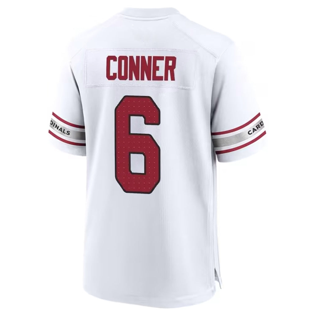 Pouc A.Cardinals #6 James Conner Player White Home Game Stitched Jerseys