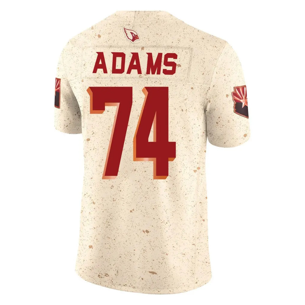 Pouc A.Cardinals #74 Isaiah Adams Player Cream Rivalries Collection Vapor Limited Home Game Stitched Jerseys