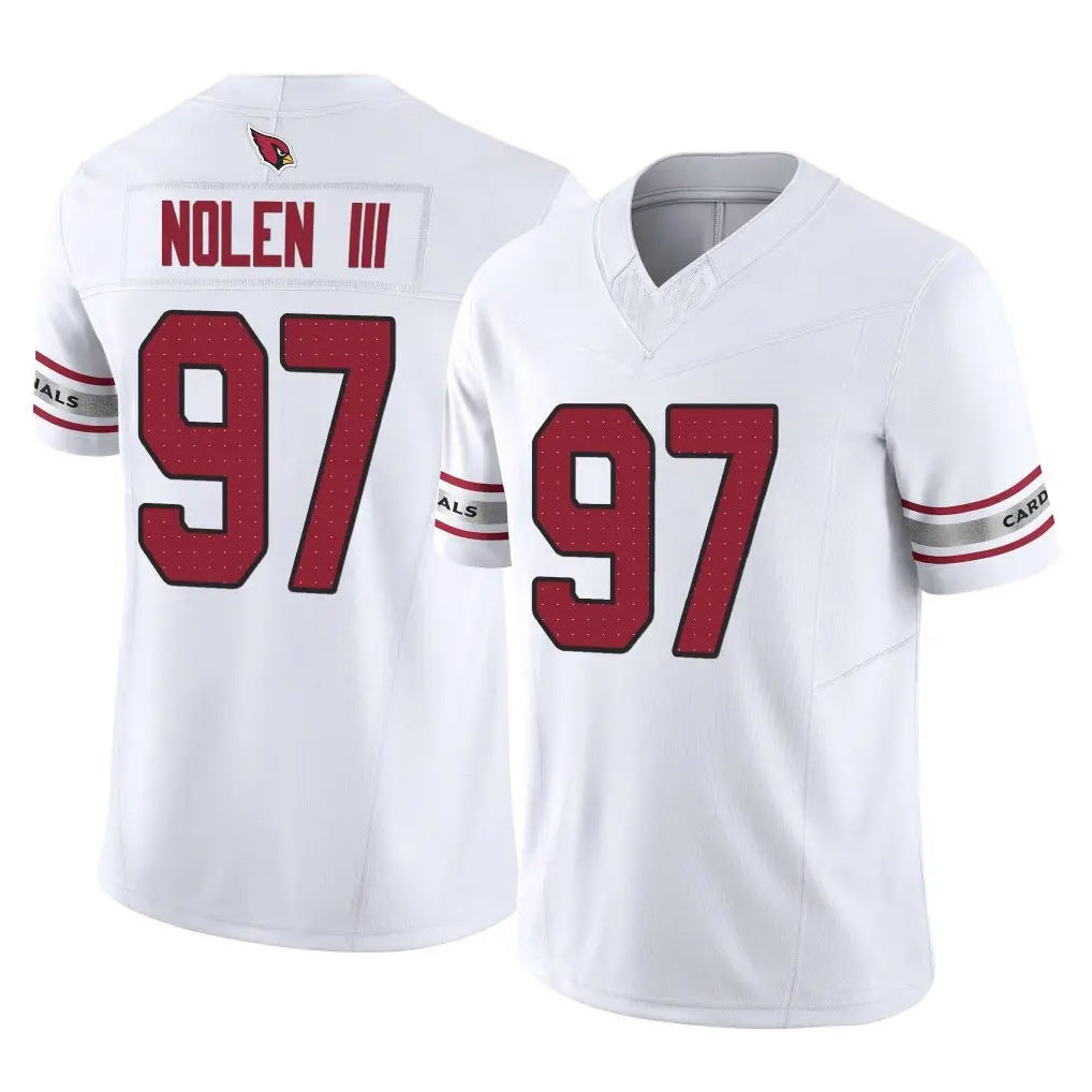 Pouc A.Cardinals #97 Walter Nolen III Player White Vapor F.U.S.E. Limited Home Game Stitched Jerseys