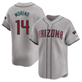 Pouc A.Diamondbacks #14 Gabriel Moreno Player Gray Limited Away Stitched Jerseys