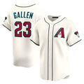 Pouc A.Diamondbacks #23 Zac Gallen Player Cream Game Limited Stitched Jerseys