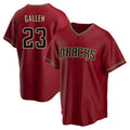 Pouc A.Diamondbacks #23 Zac Gallen Player Red Replica Game Stitched Jerseys