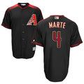 Pouc A.Diamondbacks #4 Ketel Marte Player Black Big & Tall Replica Limited Stitched Jerseys