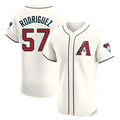 Pouc A.Diamondbacks #57 Eduardo Rodriguez Player Cream Elite Home Stitched Jersey