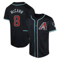 Pouc A.Diamondbacks #8 James McCann Player Black Red Limited Alternate Stitched Jersey