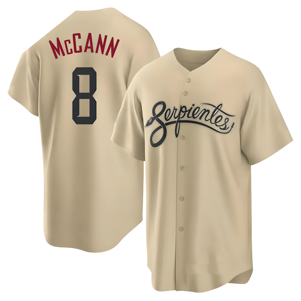 Pouc A.Diamondbacks #8 James McCann Player Gold Replica 2026 City Connect Cool Stitched Jersey