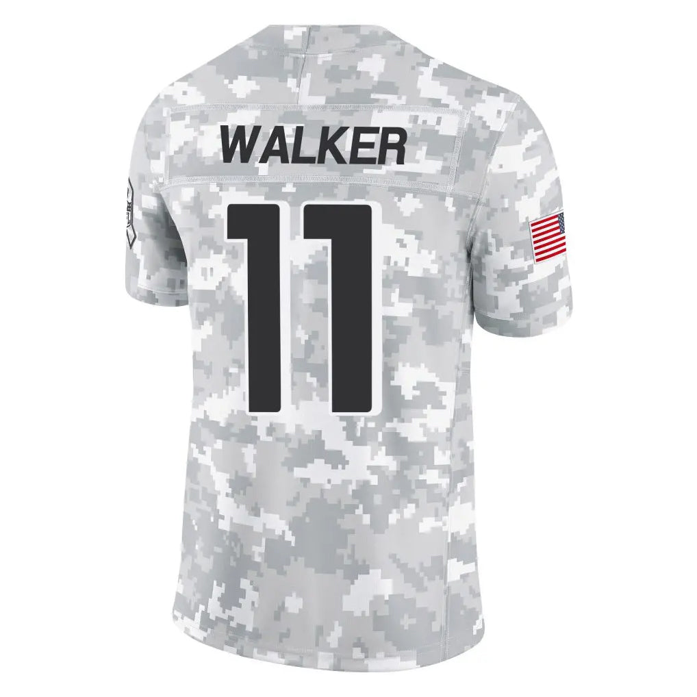 Pouc A.Falcons #11 Jalon Walker Player Arctic Camo Salute to Service Limited Stitched Jerseys